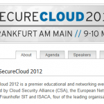 About SecureCloud 2012