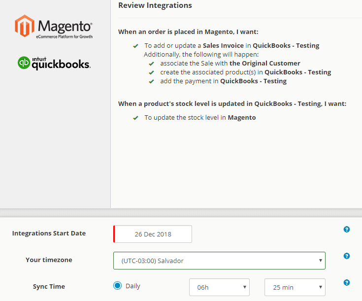 Magento QuickBooks Review Integrations