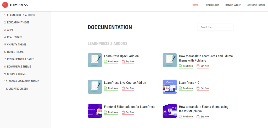 learnpress documentation