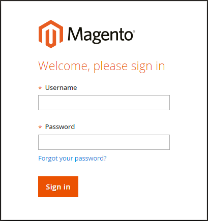 Magento Application Login Credentials