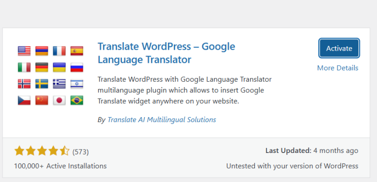 How to Add Google Translate to WordPress in 5 Minutes