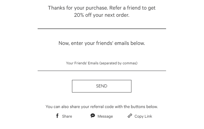Ask for Referral