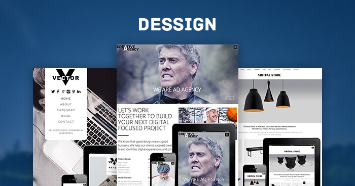 Beautify your WordPress websites with themes from Dessign