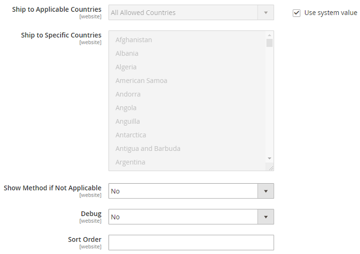 Adding Countries in Magento DHL Module