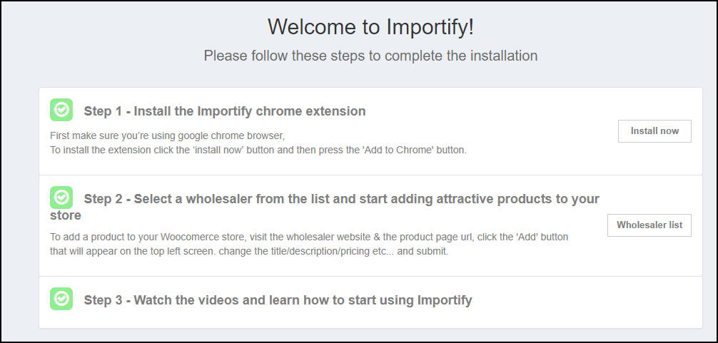 Create Importify Account for LightInTheBox