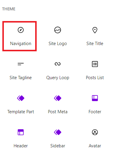 Customize Your Navigation using blocks
