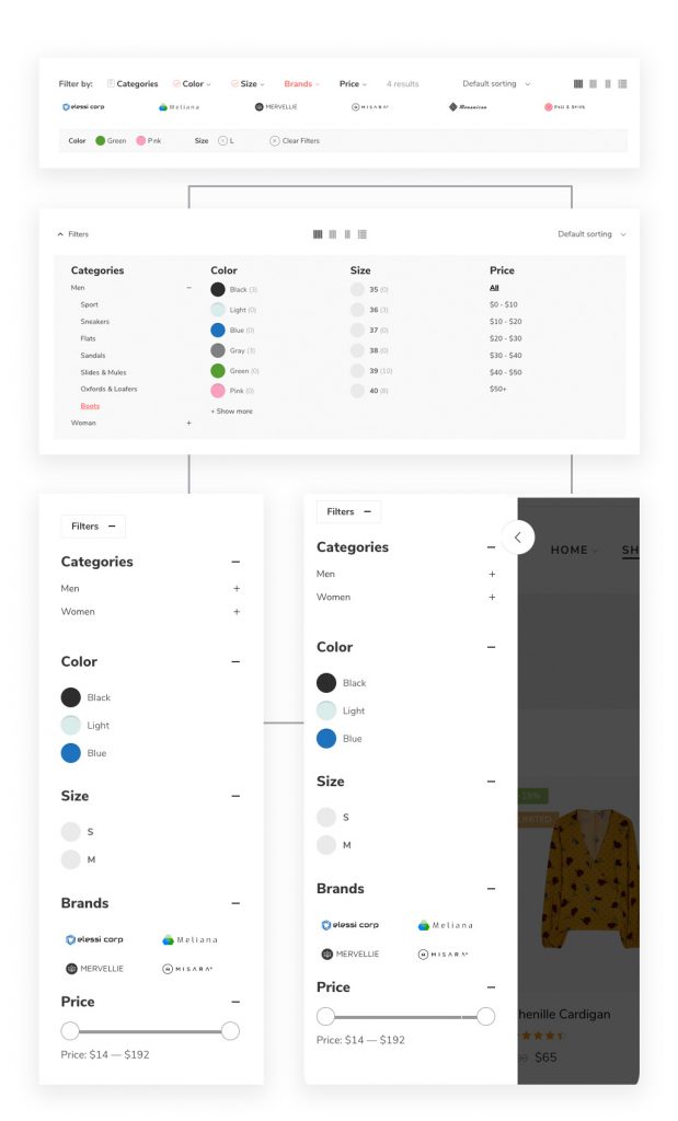 Elessi Theme Filter Sidebar feature