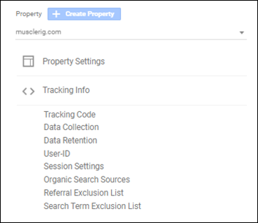 Find Google Analytics Tracking ID