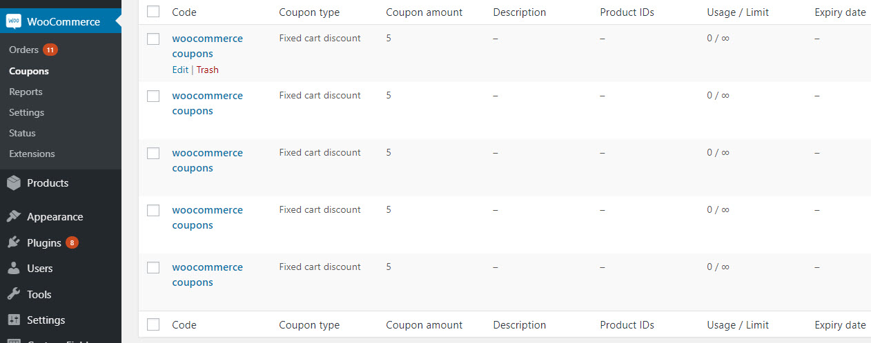 Generate WooCommerce Coupon through Code