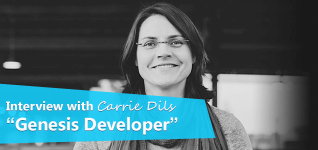 Interview with Carrie Dils - Genesis Developer