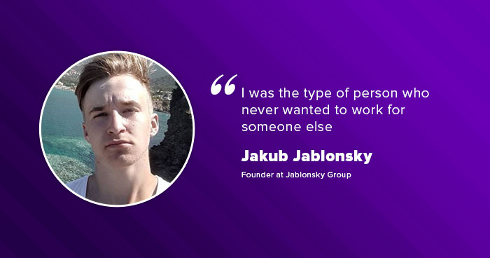 Jakub Jablonsky Interview