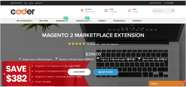 Magento 2 Marketplace Extension by LandOfCoder