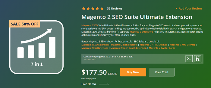 Magento 2 SEO Suite Ultimate Extension by Magefan