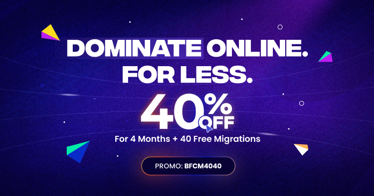 Get 40% Off for 4 Months on All Plans!