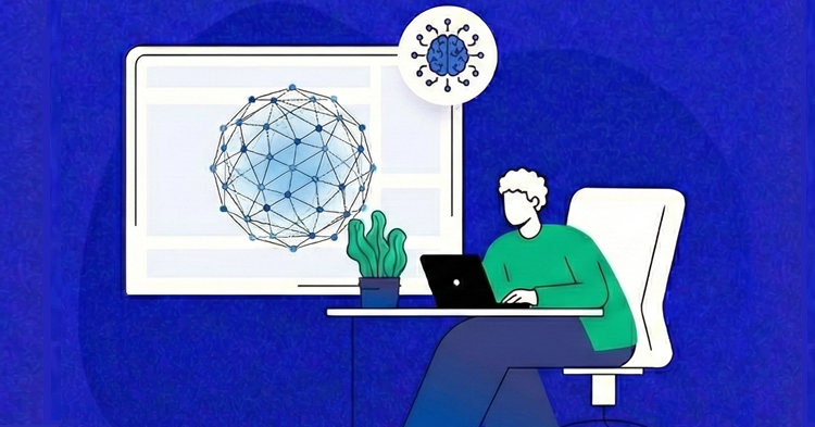 Banner Image for Vector Database showing an engineer working on connected storage instances.