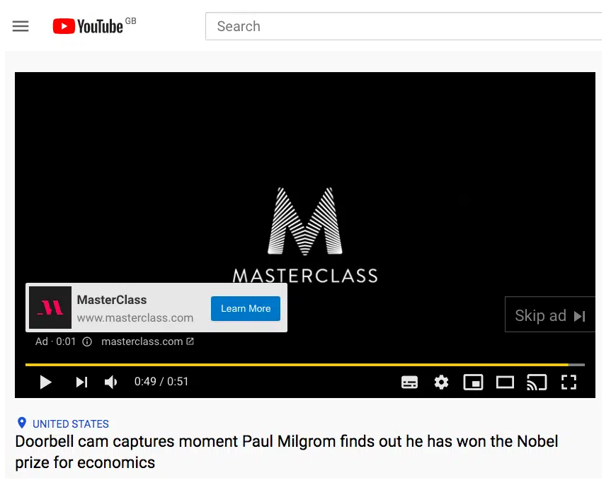 Masterclass economics - programmatic video ad