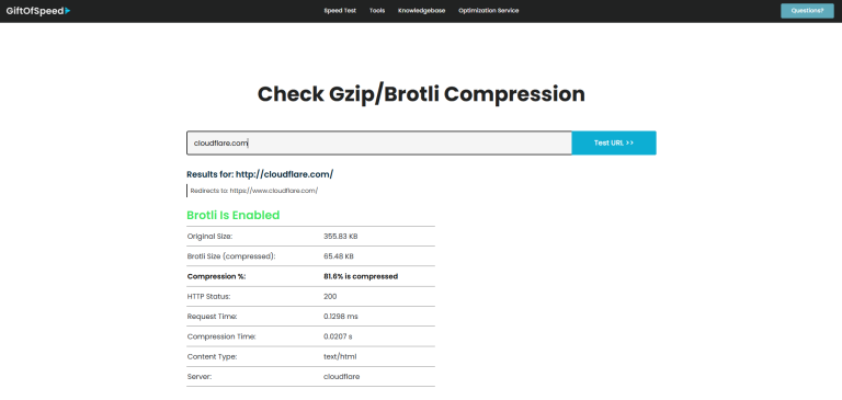 Online Brotli Compression Test | The Official Cloudways Blog