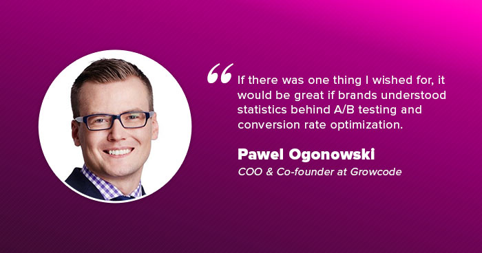 CEO Growcode - Pawel Ogonowski