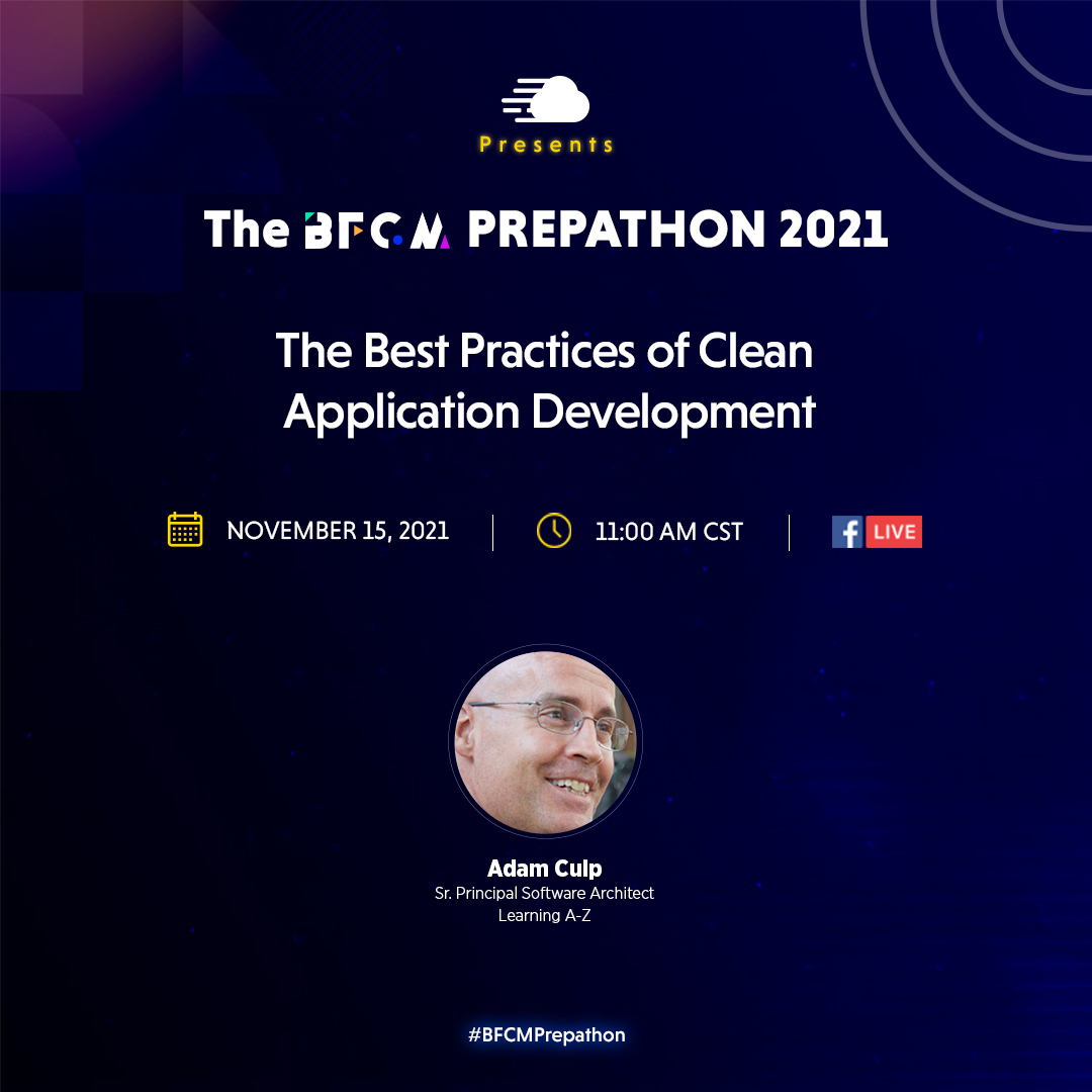 BFCM Prepathon 2021 - Nov 15 - Live Session 2