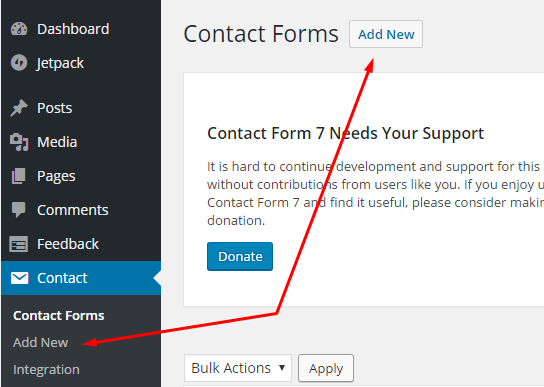 Customizing WordPress Contact Form 7