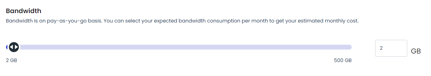 Set up the estimated bandwidth usage of your WooCommerce website