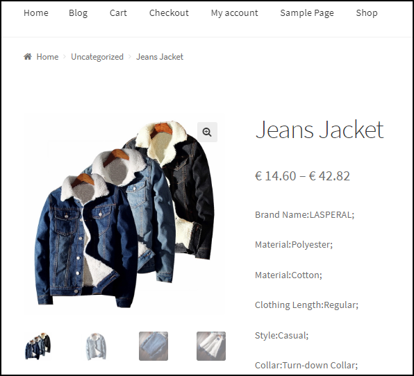 ShopMaster - product will look like this on eCommerce store