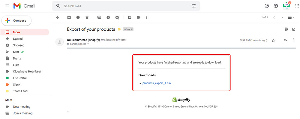 Shopify-Email