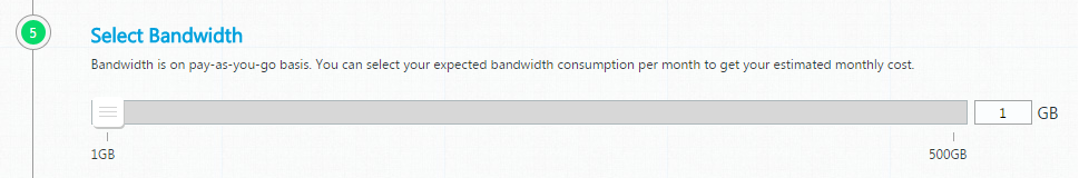 Select bandwidth