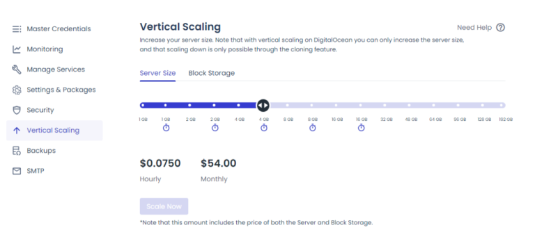 Verticle Scaling