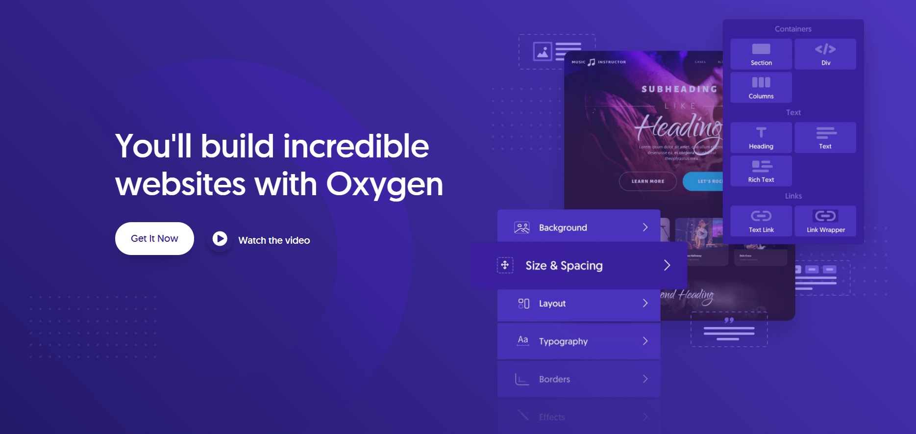 oxygen page builder