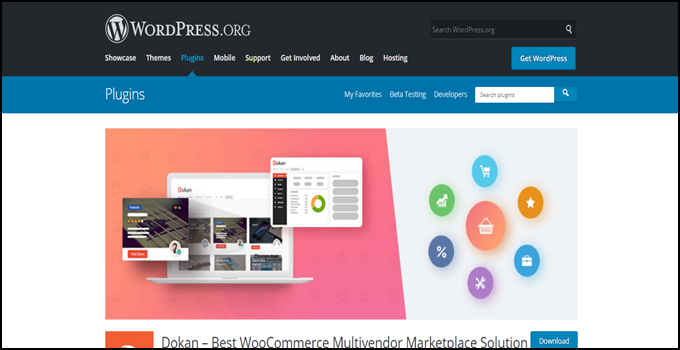 WordPress + Dokan