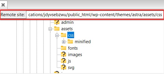 astra css files