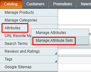 attributes-manage attributes set magento