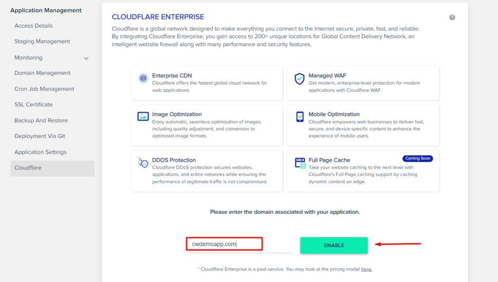 cloudflare enterprise
