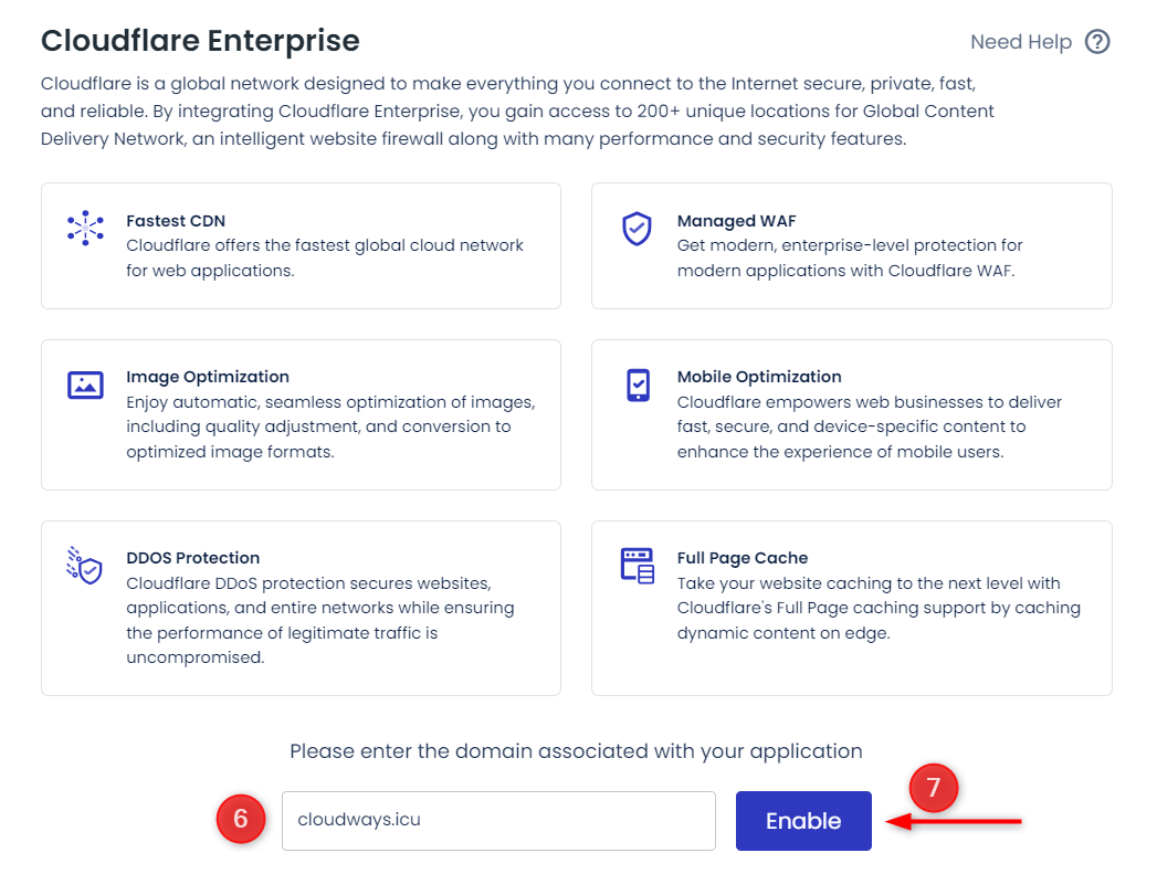 Cloudflare Hosting via Cloudways Cloudflare Enterprise Addon