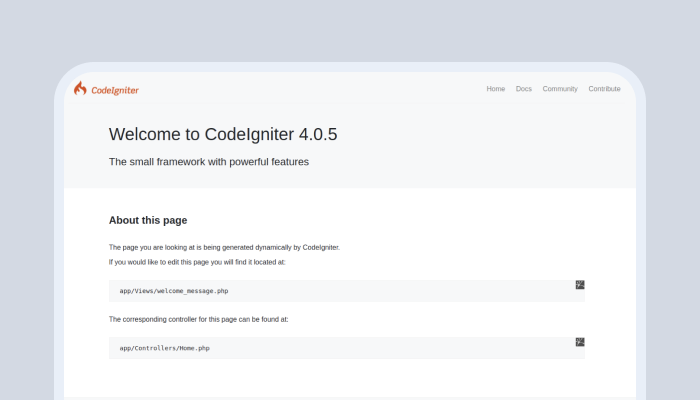 codeigniter-framework