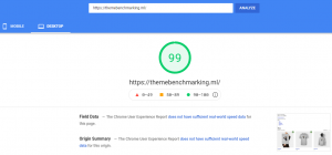 google page speed insight storefront
