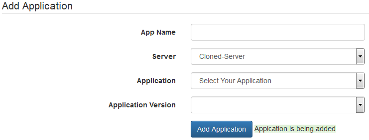 application added successfully