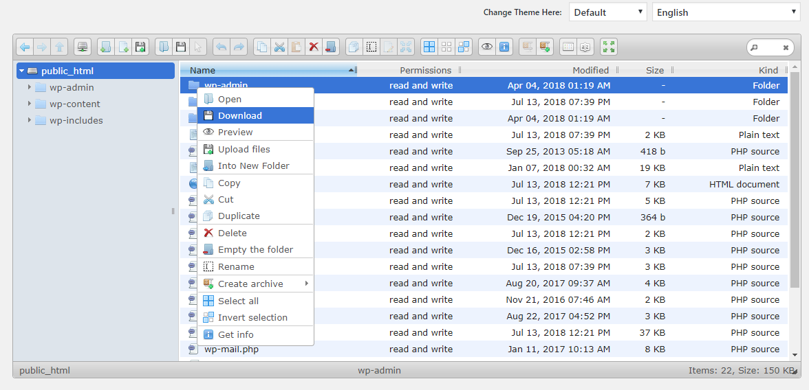 Access files by using file manager