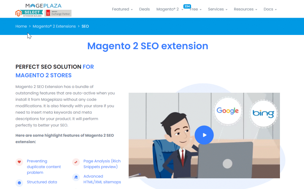 Mageplaza SEO Extension