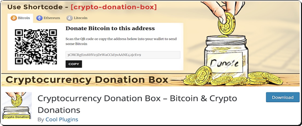 Cryptocurrency Donation Plugin