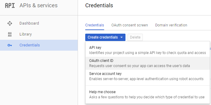 OAuth client ID