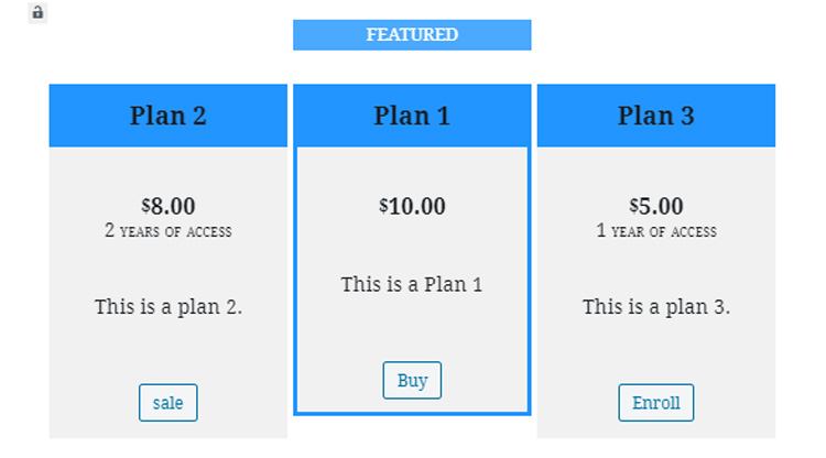 create multiple plans with lifterlms