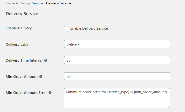 woocommerce food store plugin delivery services