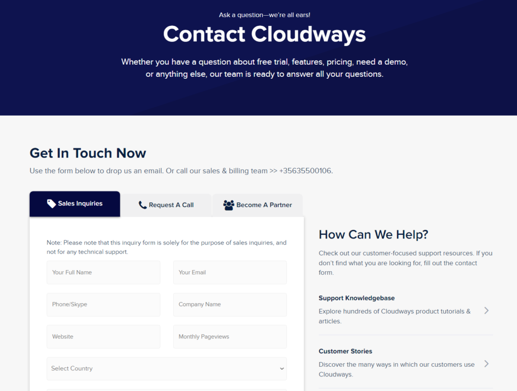 contact cloudways