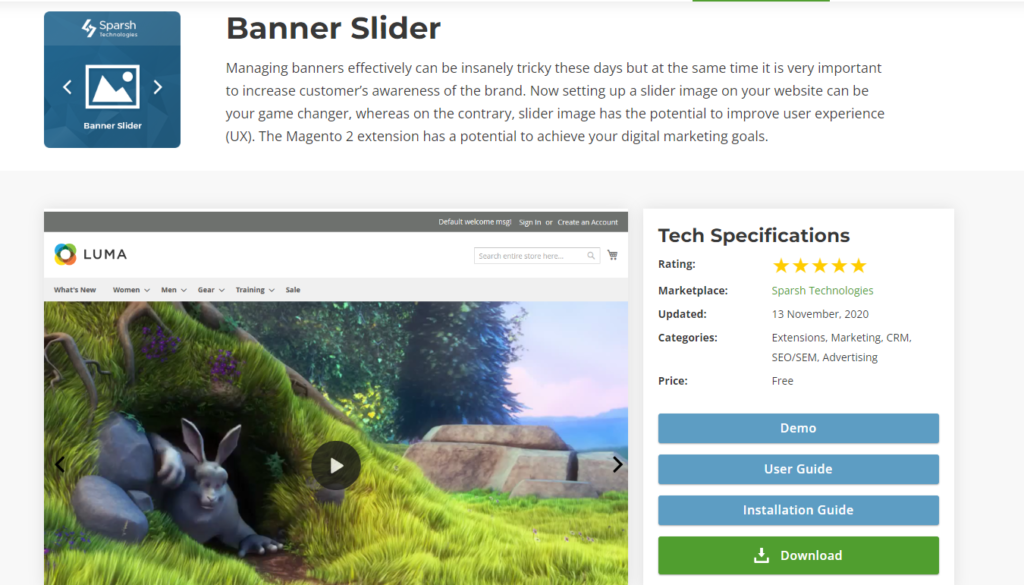Banner Slider by Sparsh Technologies