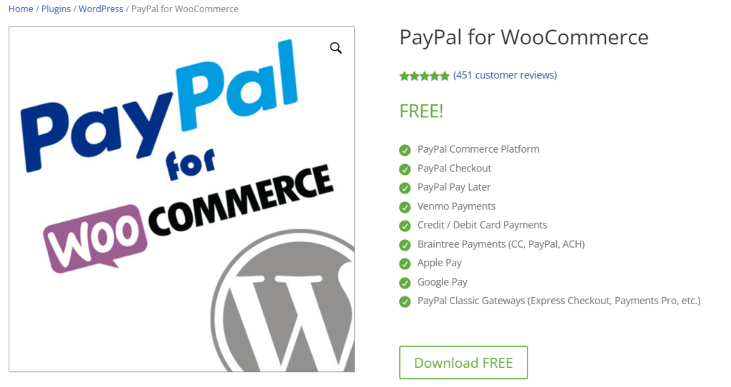 PayPal for WooCommerce by Angell EYE