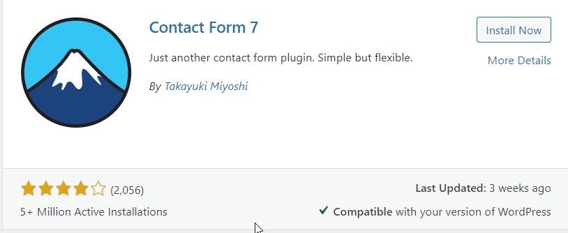 WordPress Contact Form 7