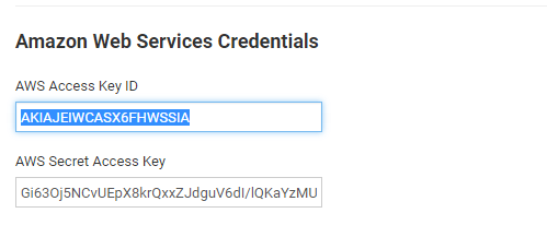 AWS Credentials