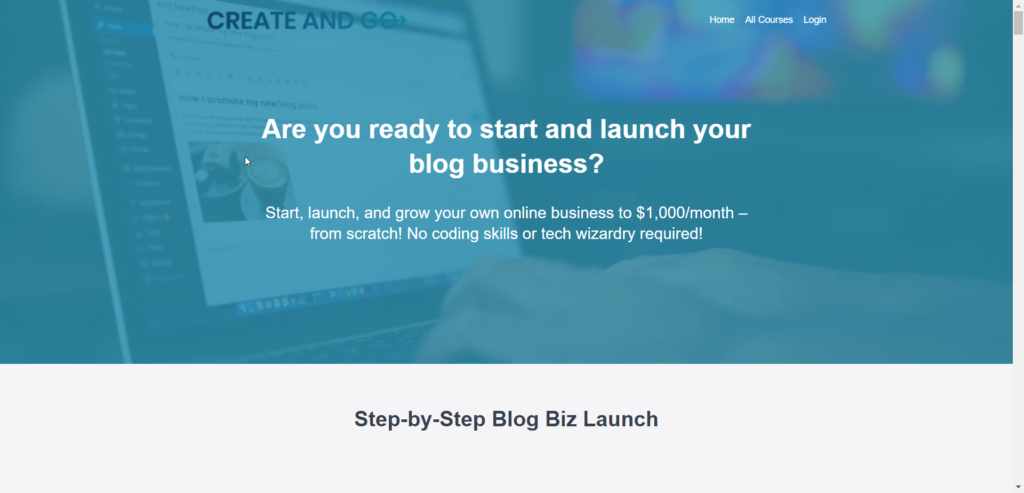 Launch Your Blog Biz Create and Go